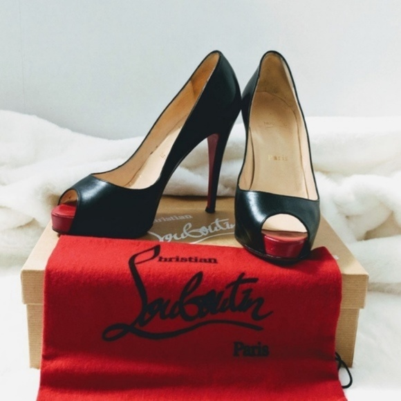 Christian Louboutin Shoes - Louboutin Very Prive 110mm Peep Toe Pumps 37.5
